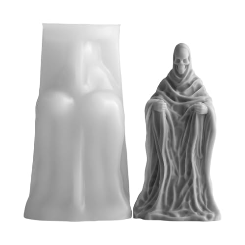 Flexible Lebensmittelqualität Silikonschädel Form Halloweens Kerze Abnehmbar Für Künstlerdekorationen Und Geschenkverarbeitung Schädel Kerze Schimmel Flexible Lebensmittelqualität Silikonschädel Form Halloweens Kerze Abnehmbar Für Künstlerdekorationen Und Geschenkverarbeitung Schädel Kerze Schimmel von alloneslife