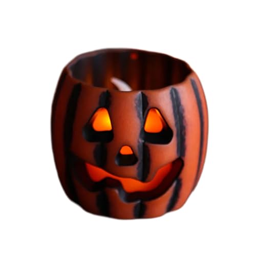 Halloween Decoration Kürbisschisch Lampe Mit Flammenlosen Kerzenbeleuchtung Kürbissen Mit LED Licht Für Tischverzierung Flameless Kerzenlichtdekoration von alloneslife