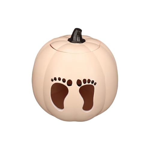 Halloween Dekoration Harz Kürbisse Lampe Ausgehöhlte Kürbisse LED Light Ornament Für Urlaub Party Tisch Mittelstücke Geheimnisvolle LED Halloween Dekoration von alloneslife