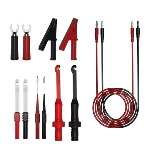 Isolation Piercing Sonde Automotive Circuit Tester Tester Haken Testclip Für Multimeter Oszilloskop Diagnostik Weiche Silikon Testleitungen Und Sicherheitsalligatorclips von alloneslife
