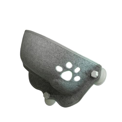 Katzenhängematte mit Saugnapf, kleine Fensterstange, platzsparend, schweres Lager, montierte Sonnenbad-Sitzstange für Haustiere, platzsparendes Bett von alloneslife