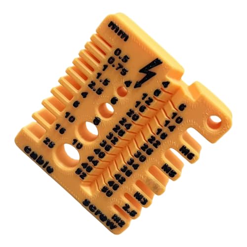 Kunststoffmessungsinstrument 0 1 Mm Graduationen Professionelles Schraubenmesswerkzeug Für Elektrische Komponentenbaugruppen Tragbare Drahtmessstätte von alloneslife