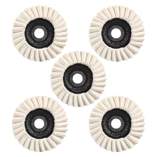 Langlebige Wollfilzgefühlpolizisten Wollpolierscheibe Puffer Für Automobilprojekte Glas Finish Spiegel Finish Werkzeuge von alloneslife