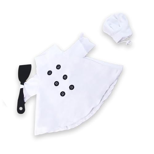 Lustiges Gänse-Kochkostüm mit Hut und Schürze für Partys, Foto-Requisiten, weiches Polyester, Verkleidung für Gänse von alloneslife