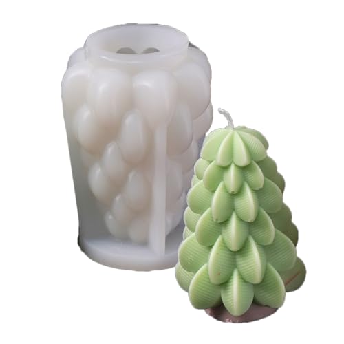 Säule Kerze Silikonform Weihnachtsbaumform von alloneslife