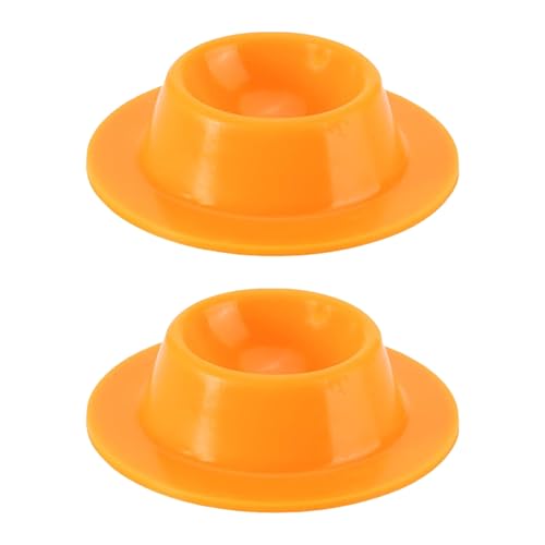 Set mit 2 kleinen Futtertellern für Haustiere mit rutschfester Unterseite, einfach zu bedienender Futter- und Wasserspender für Zuhause, Terrarien Set mit 2 kleinen Futtertellern für Haustiere mit rutschfester Unterseite, einfach zu bedienender Futter- und Wasserspender für Zuhause, Terrarien von alloneslife