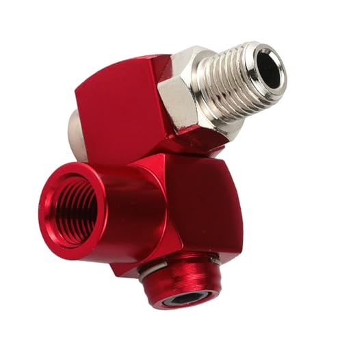 Tragbarer Luftwerkzeugadapter Pneumatische Rotationsverbindungskorrosions Resistente Aluminium 360 Grad Schwenk Schlauchanschlüsse Aluminium Grad Schwenkschlauchanschlüsse Pneumatische von alloneslife