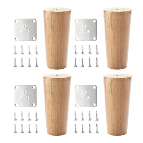 alloneslife 4 Pack Holztisch Bein Stabilisierungshalterungen Möbelstütze Klammer Für Verbesserte Stabilitätsdauersofa Beine Ersatz von alloneslife