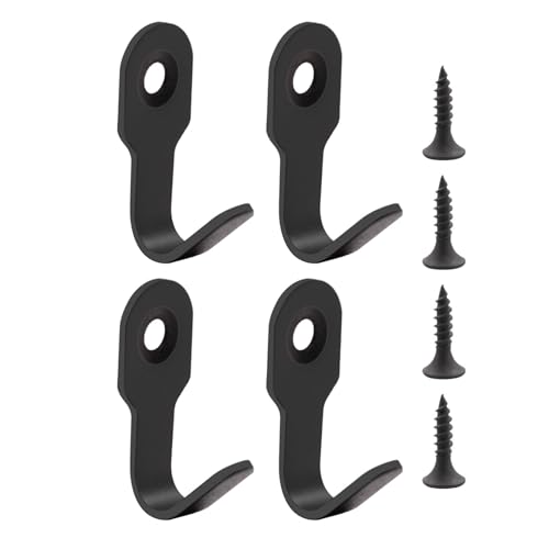 alloneslife 4 Pieces Sturdy Edelstahl Wandhaken Für Verschiedene Oberflächen Beinhaltet Schrauben Und Klebstoff Für Einfache Office Organisatoren Haken von alloneslife