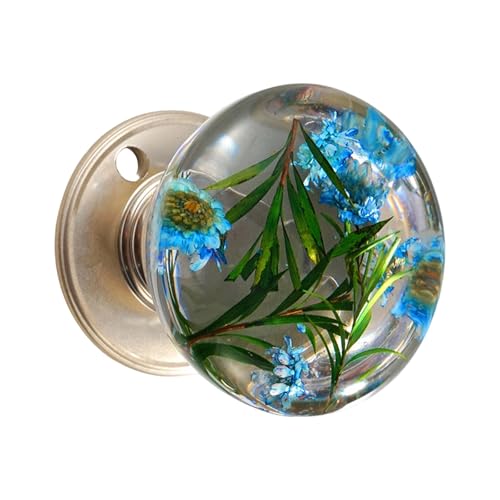 alloneslife Dekorativer Kugel-Türknauf mit von der Natur inspiriertem Muster, rostfrei, bequemer Griff, einfache Wartung, moderner Kugel, Schrankgriff von alloneslife
