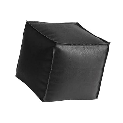 alloneslife Hausaufbewahrungshocker Mit PU Lederoberflächen Mehrzwecksitz Und Home Dekorationslösung Platz Sparen Aufbewahrungssitzkissen von alloneslife