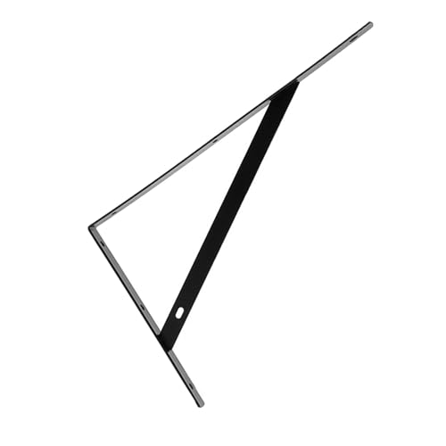 alloneslife Industrial Strengths Wandhalterungen aus Stahl, schwarz beschichtetes Regal für schwere Gegenstände, sicherer Montageplatz und Wohnbereiche, rostfrei, Wandregal von alloneslife