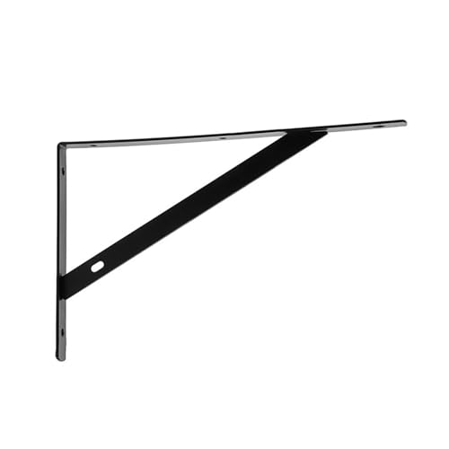 alloneslife Industrial Strengths Wandhalterungen aus Stahl, schwarz beschichtetes Regal für schwere Gegenstände, sicherer Montageplatz und Wohnbereiche, rostfrei, Wandregal von alloneslife