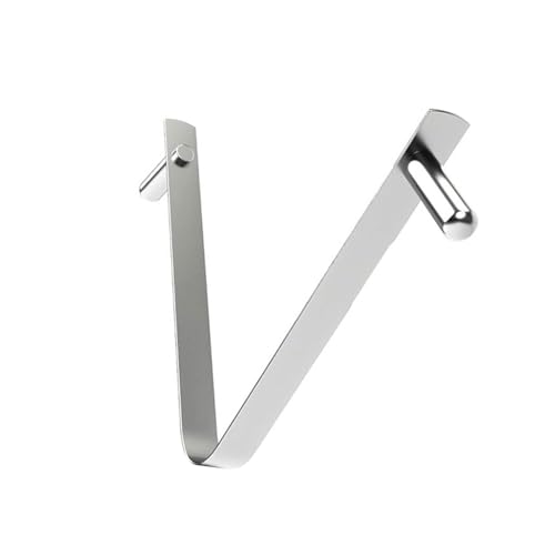 alloneslife Premium Schwimmbad-V-Clip-Klemme, korrosionsbeständig, Edelstahl-Design für Skimmerkörbe, Laubsammler, Edelstahl-Pool-Werkzeug-Anschlüsse von alloneslife