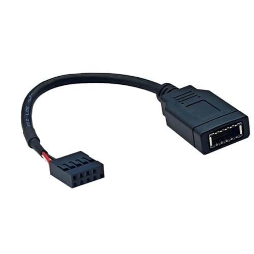 alloneslife Tragbarer USB2.0 9Pin Zum Typ E Motherboard Header Adapter Kabel Mit Anschlüssen Von Vorderen C C Für Einfachen Zugriff alloneslife Tragbarer USB2.0 9Pin Zum Typ E Motherboard Header Adapter Kabel Mit Anschlüssen Von Vorderen C C Für Einfachen Zugriff von alloneslife