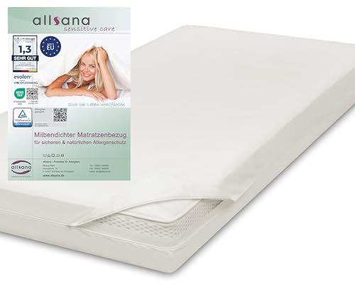 allsana Allergiker Matratzenbezug 160x200x24 cm Allergie Bettwäsche Anti Milben Encasing Milbenschutz für Hausstauballergiker allsana Allergiker Matratzenbezug 160x200x24 cm Allergie Bettwäsche Anti Milben Encasing Milbenschutz für Hausstauballergiker von allsana