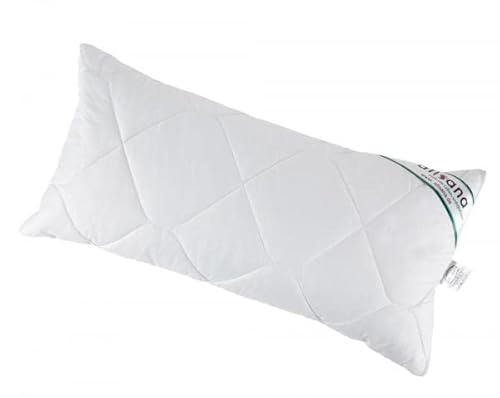allsaneo® Microfaser Kopfkissen Kochfest 40x80 cm, für Allergiker geeignet, voll waschbar bei 95°C von allsana