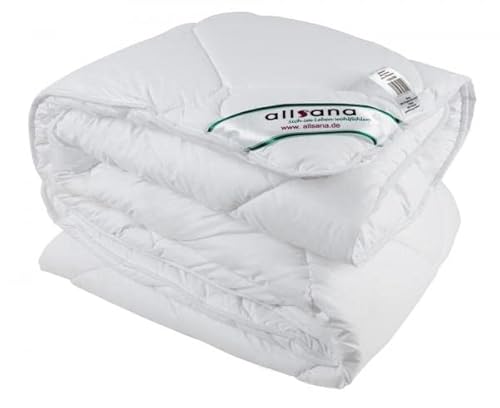 allsaneo® Microfaser Duo- Steppbett 135x200cm, warme kochfeste Winterdecke für Allergiker geeignet, hygienisch bei 95°C waschbar von allsaneo