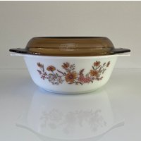Pyrex England Backform in Herbst Floral | Auflaufform Braun Und Neutralen Tönen Pyrex England Backform in Herbst Floral | Auflaufform Braun Und Neutralen Tönen von allthingsmod