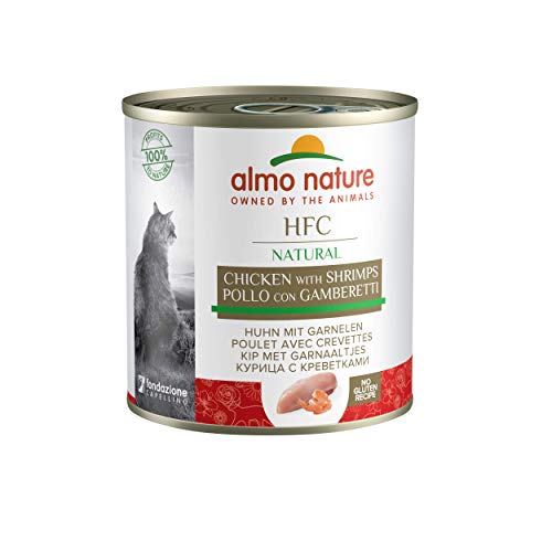 almo nature HFC Natural Katzenfutter nass - Huhn und Garnelen 12er Pack (12 x 280g) von almo nature