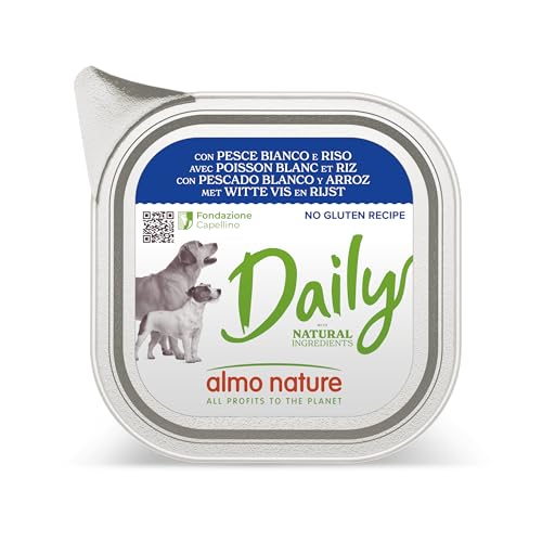 Almo Nature Daily Nassfutter für Erwachsene Hunde mit Weißfisch und Reis - Aluschale 100 g. Almo Nature Daily Nassfutter für Erwachsene Hunde mit Weißfisch und Reis - Aluschale 100 g. von almo nature