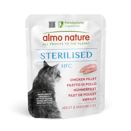 Almo Nature HFC Functional – Sterilised – Nassfutter für ausgewachsene Katzen – Hühnerfilet – 24 Beutel à 50g Almo Nature HFC Functional – Sterilised – Nassfutter für ausgewachsene Katzen – Hühnerfilet – 24 Beutel à 50g von almo nature