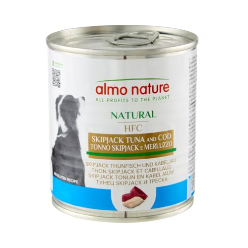 almo nature HFC Natural - Nassnahrung für Hunde mit Skip Jack Thunfisch + Kabeljau ursprünglich Lebensmittelqualität und Werden jetzt für Hundenahrung erwendet. almo nature HFC Natural - Nassnahrung für Hunde mit Skip Jack Thunfisch + Kabeljau ursprünglich Lebensmittelqualität und Werden jetzt für Hundenahrung erwendet. von almo nature