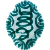 Österreich Handbemalte Gmundner Keramik Geschwungene Schüssel Grüngeflammt Handgefertigtes Keramos Geschirr von aloisstudio