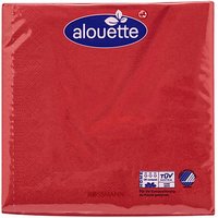 alouette Servietten rot 3-lagig 33,0 x 33,0 cm, 30 St. von alouette
