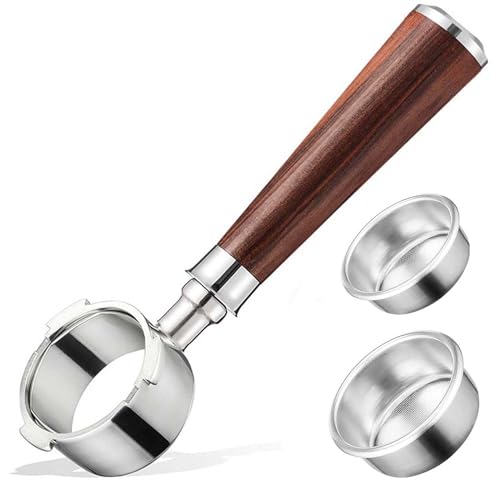 alouweekuky Bodenloser Siebträger 51mm, 3 Ears Bottomless Portafilter Kompatibel mit DeLonghi Dedica EC680/EC685/EC785/EC820/EC850/EC860, Edelstahl Sieb mit Roter Säureholz-Griff alouweekuky Bodenloser Siebträger 51mm, 3 Ears Bottomless Portafilter Kompatibel mit DeLonghi Dedica EC680/EC685/EC785/EC820/EC850/EC860, Edelstahl Sieb mit Roter Säureholz-Griff von alouweekuky