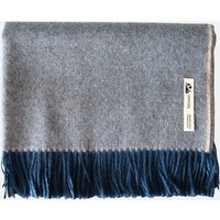 Baby Alpaca Blanket Herringbone Pattern Navy Blue Baby Alpaca Blanket Herringbone Pattern Navy Blue von alpacaplaids
