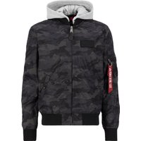 Alpha Industries Bomberjacke "ALPHA INDUSTRIES Men - Bomber & Flight Jackets MA-1 TT Hood Camo" von alpha industries