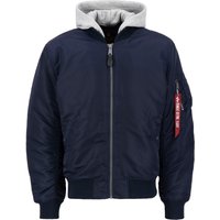 Alpha Industries Bomberjacke "MA-1 ZH Back EMB", mit Kapuze von alpha industries