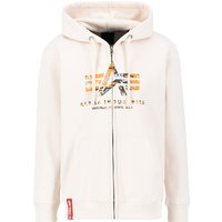 Alpha Industries Hoodie "Basic Zip Hoodie PP Camo" von alpha industries