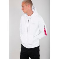 Alpha Industries Kapuzensweatjacke "Back Print Zip Hoody" von alpha industries