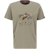 Alpha Industries Kurzarmshirt "Camo PP T" von alpha industries