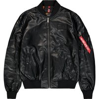 Alpha Industries Lederjacke "MA-1 VF Vegan Leather Light" von alpha industries
