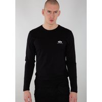 Alpha Industries Longsleeve "ALPHA INDUSTRIES Men - Longsleeves Back Print Heavy LS" von alpha industries