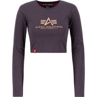 Alpha Industries Sweater "Basic Cropped Longsleeve W" von alpha industries