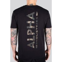 Alpha Industries Rundhalsshirt "Back Tee Camo Print" von alpha industries