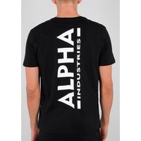 Alpha Industries Rundhalsshirt "Backprint T" von alpha industries