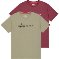 Alpha Industries Rundhalsshirt "Label T 2 Pack", 2 Stk. Alpha Industries Rundhalsshirt "Label T 2 Pack", 2 Stk. von alpha industries