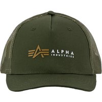 Alpha Industries Trucker Cap "Alpha Label Trucker Cap" von alpha industries
