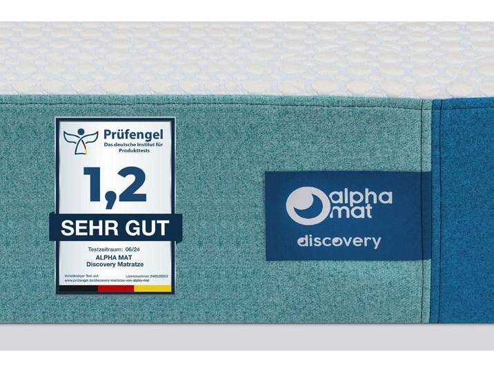 alpha mat Kaltschaummatratze Matratze 80x200 Höhe 20 cm Discovery Rollmatratze 7 Zonen, 20 cm hoch, AlphaTechnology alpha mat Kaltschaummatratze Matratze 80x200 Höhe 20 cm Discovery Rollmatratze 7 Zonen, 20 cm hoch, AlphaTechnology von alpha-mat