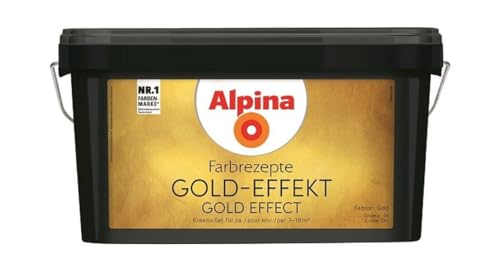 Alpina Farbrezepte GOLD-EFFEKT Set von Alpina