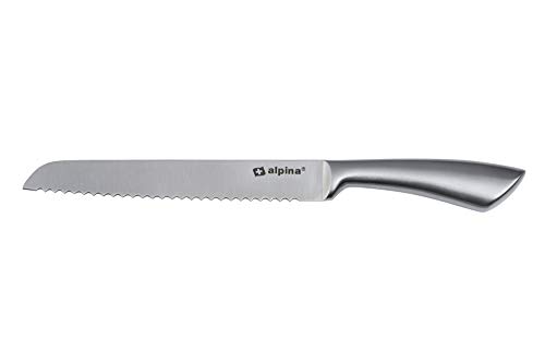 Alpina Santoku-Messer, Edelstahl, Silber, 33,5 cm von alpina