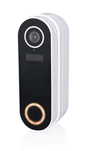 Alpina Smart Home Funkklingel mit Kamera - Türklingel - WLAN - Video - Full HD - Gegensprechanlage - Nachtsicht - Bewegungssensor - IP65 - Weiß von alpina