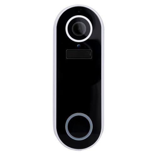 Alpina Smart Home Funkklingel mit Kamera - Türklingel - WLAN - Video - Full HD - Gegensprechanlage - Nachtsicht - Bewegungssensor - IP65 - Weiß von alpina