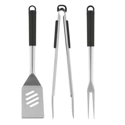 alpina Grillbesteckset 6-teilig - BBQ Zubehör Mit Wender, Grillzange Und 4 Spießen - Nylon Und Edelstahl alpina Grillbesteckset 6-teilig - BBQ Zubehör Mit Wender, Grillzange Und 4 Spießen - Nylon Und Edelstahl von alpina