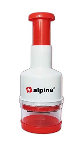 alpina Multihacker - Gemüse Zerkleinerer - Multizerkleinerer - Manueller Zerkleinerer - Kräuterschneider - Zwiebelschneider alpina Multihacker - Gemüse Zerkleinerer - Multizerkleinerer - Manueller Zerkleinerer - Kräuterschneider - Zwiebelschneider von alpina